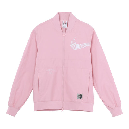 Men's Nike Sportswear Athleisure Casual Sports Woven Jacket Autumn Pink Red DM7900-603