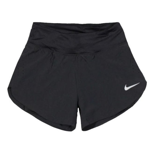 (WMNS) Nike Eclipse 2-in-1 Running Training Solid Color Sports Woven Shorts Black CZ9571-010