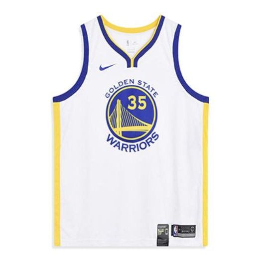 Nike NBA Kevin Durant Golden State Warriors Association Edition Swingman Jersey #35 864417-101
