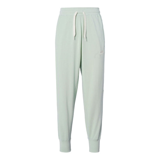 Men's Nike Embroidered Logo Knit Bundle Feet Sports Pants/Trousers/Joggers Autumn Green Yellow DA0020-017