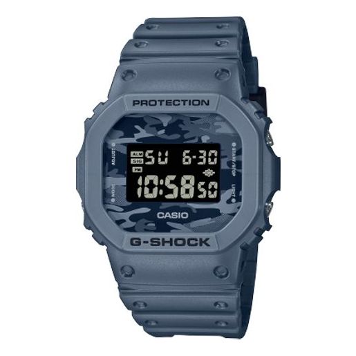 CASIO G-Shock Square 'Blue' DW-5600CA-2PR