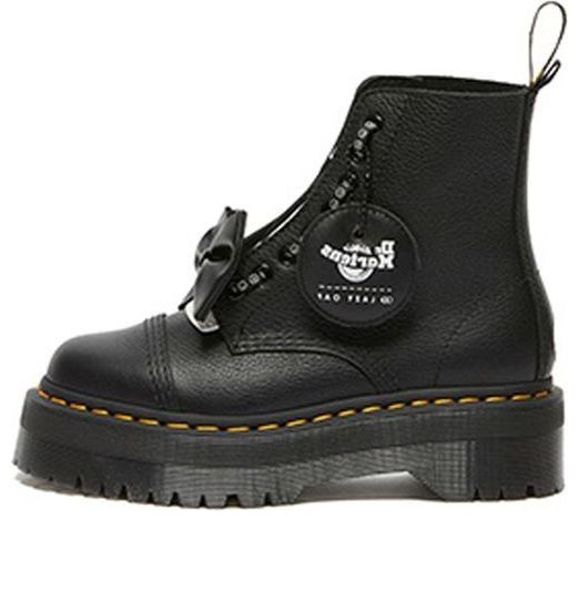 (WMNS) Dr. Martens Lazy Oaf x Sinclair Low Platform Boot 'Black Pisa' 27518001