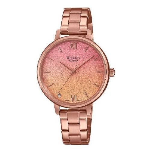 (WMNS) CASIO Analog 'Gradient Rose Gold'  SHE-4548PG-4A