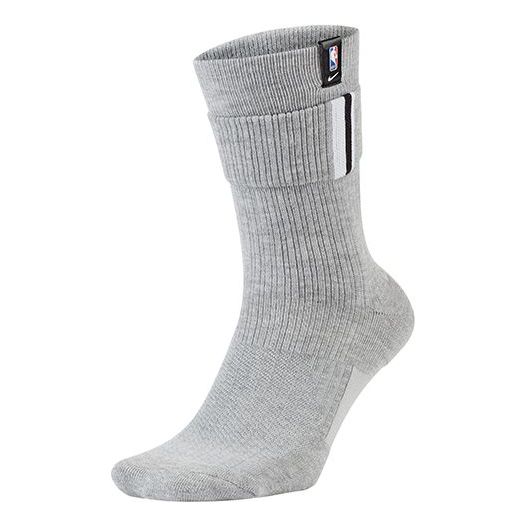Nike Brooklyn Nets Courtside NBA Sports Socks Gray CK6891-063