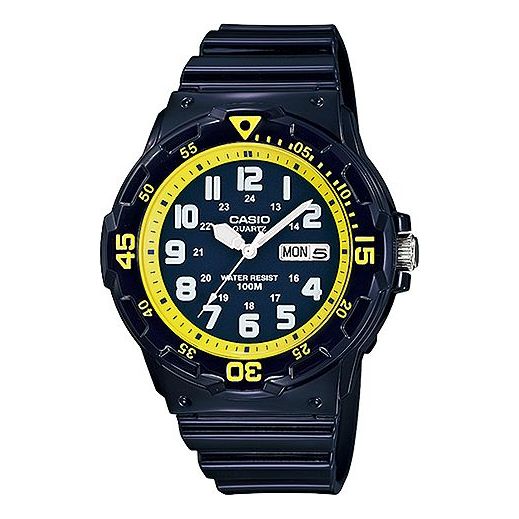 Men's CASIO Outdoor Minimalistic Retro Sports quartz Watch Strap Mens Blue Analog MRW-200HC-2B