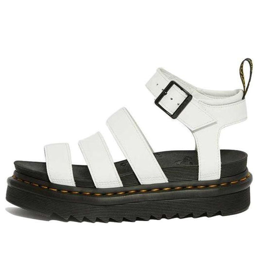 (WMNS) Dr. Martens Blaire Leather Strap Sandals 'White' 25768100