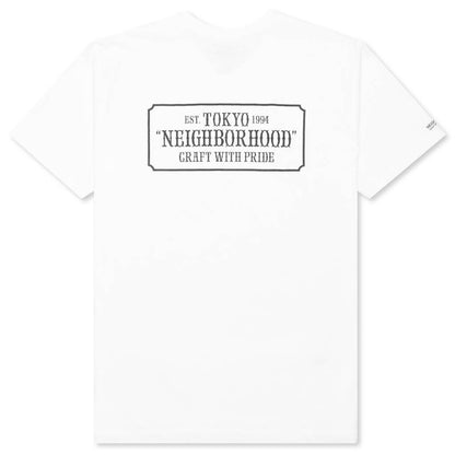 Bar & Shield S/S C-Tee - White