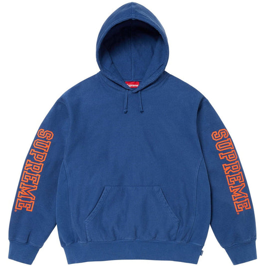 Supreme Blue Logo Hoodie