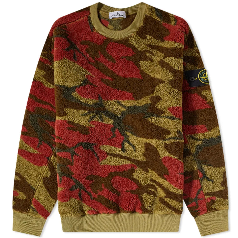 Stone Island Heritage Fleece Sweatshirt In Camo